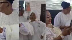 Jide Kosoko dances & sings for granddaughter as Foluke Daramola, Afeez Owo others attend Bidemi's naming party