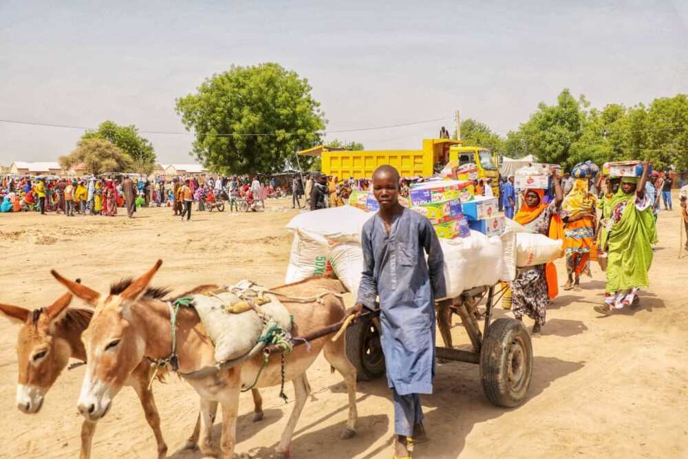 Borno: Zulum ya mika tallafi ga gidaje 10,000, ya kai wa soji ziyara (Hotuna)