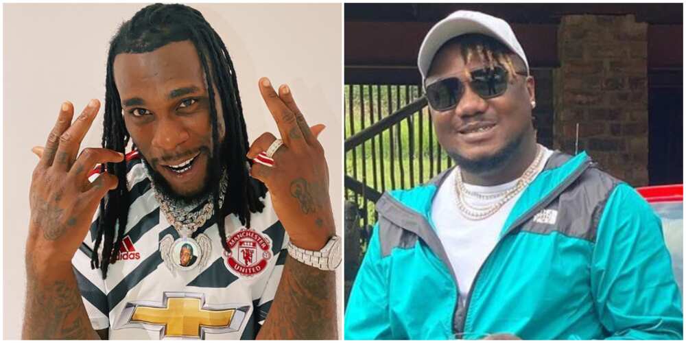 Burna Boy vs CDQ: Disturbing video shows rapper's bloodied face, claims he was attacked by singer's entourage