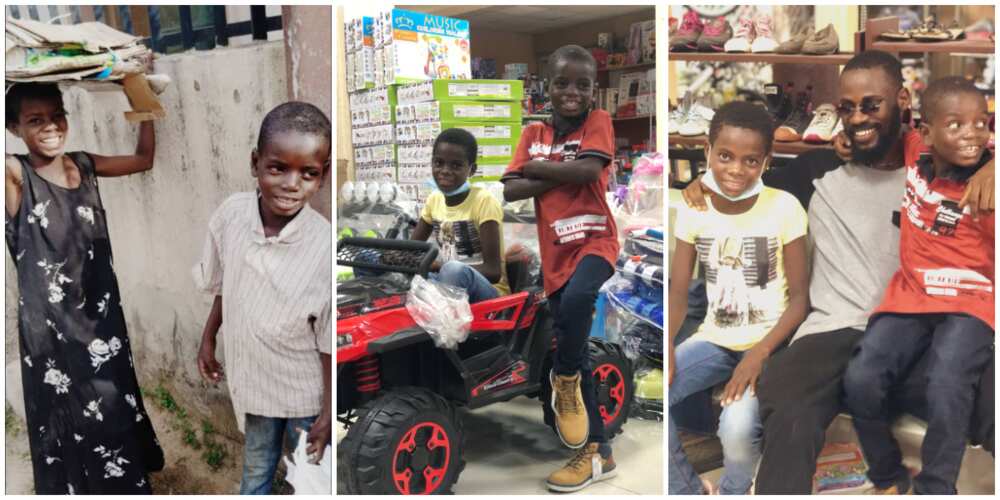 Nigerian man helps strange kids he met on the road, what they have become months later sparks reactions