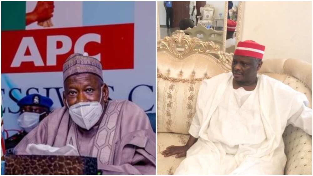 Ganduje ya kai ziyara gidan Kwankwaso, ya yiwa iyalin babban alkawari