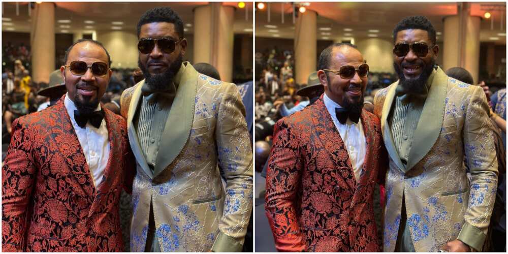 Chidi Mokeme and Ramsey Nouah,Nollywood stars Chidi Mokeme and Ramsey Nouah at an AMVCA