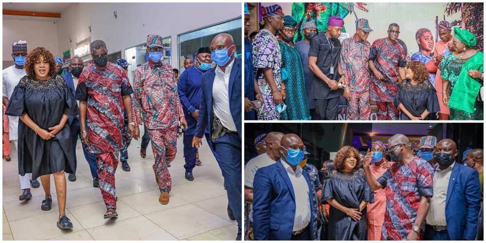 Osun deputy governor storms cinema to watch Toyin Abraham's new movie