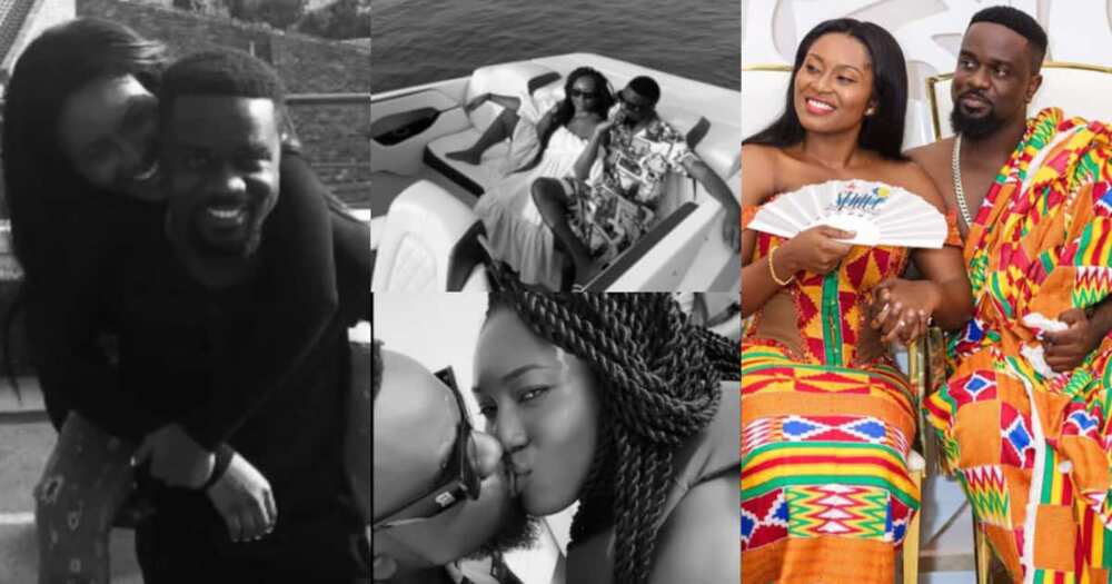 Photos of Sarkodie and his wife, Tracy Sarckess.