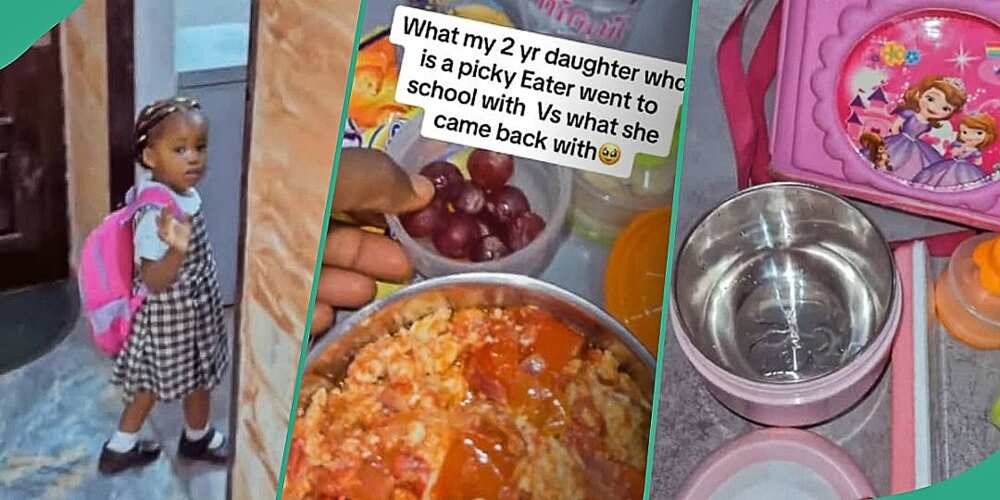 Nigerian mum confused as daughter returns from school with empty flask