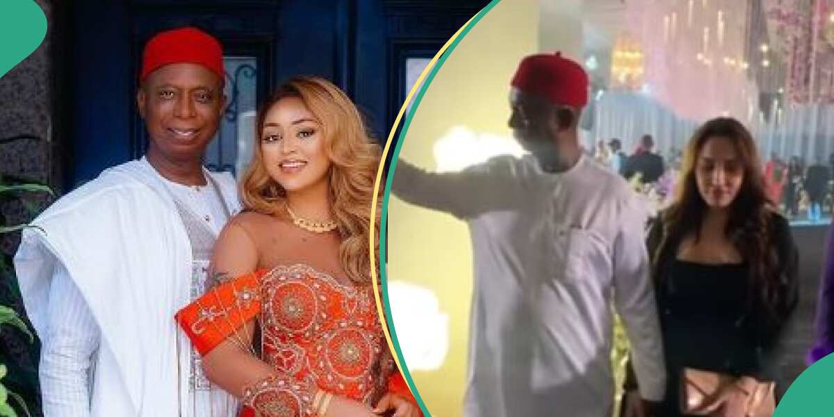 Regina Daniels missing in action as her husband steps out with Moroccan wife, Laila