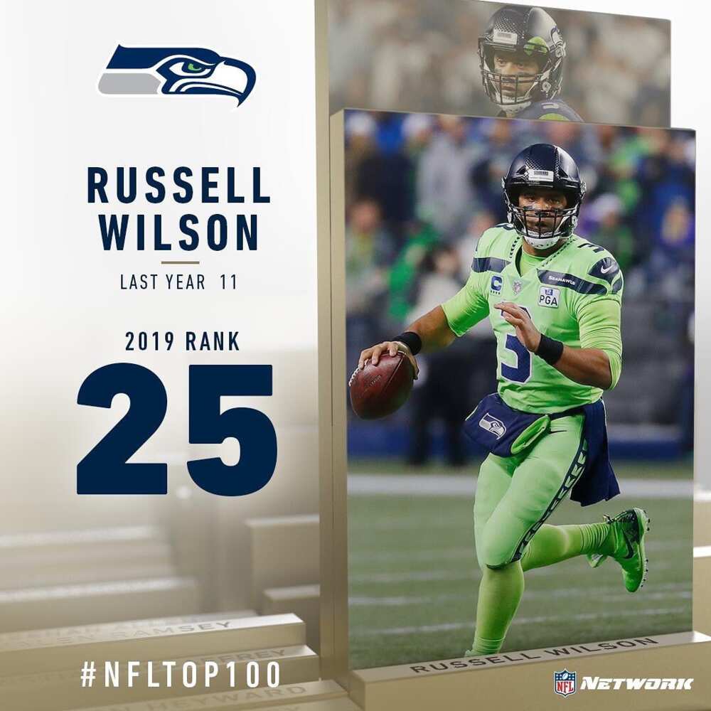 25: Russell Wilson (QB, Seahawks), Top 100 Players of 2019