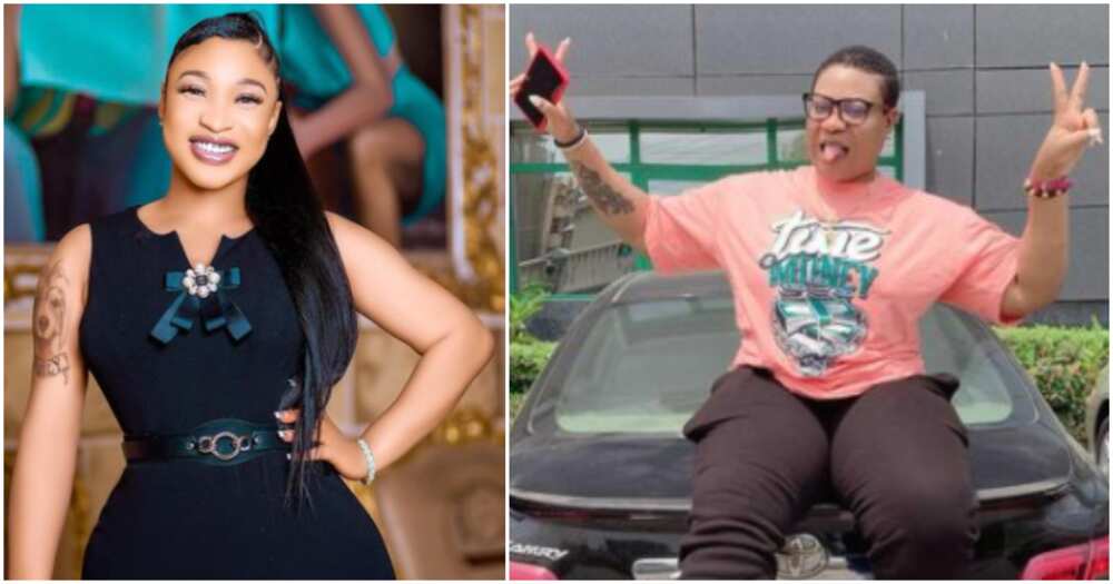 Tonto Dikeh and Nkechi Blessing