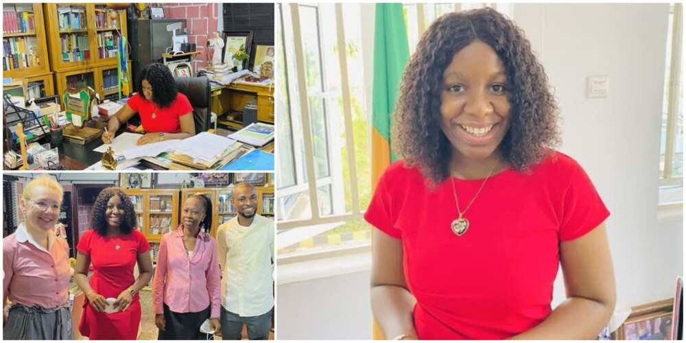 Joy as young Nigerian lady is declared the vice chancellor of her university after getting 5.0 CGPA