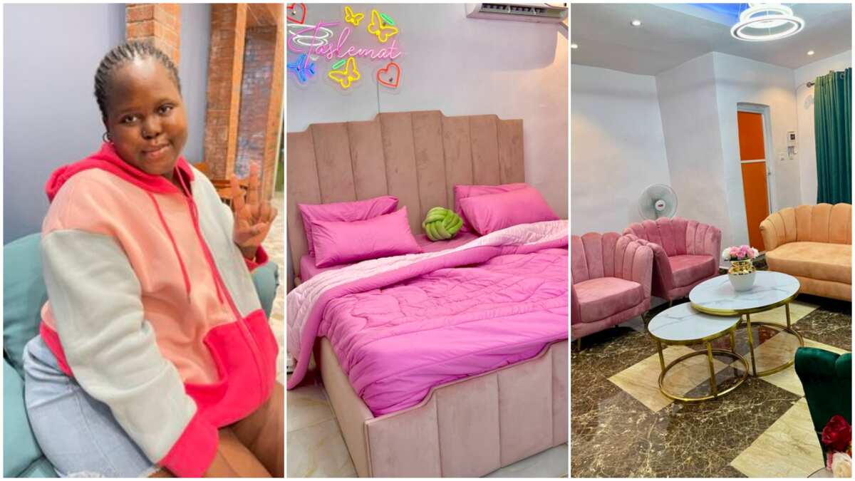 Nigerian lady finally moves out of parent's house, rents hers & furnishes apartment to great taste, many react