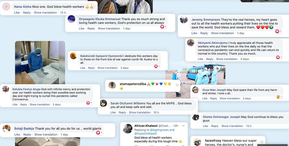 Nigerian health workers recognized as heroes after Hypo and Legit.ng special project Nigerian health workers recognized as heroes after Hypo and Legit.ng special project