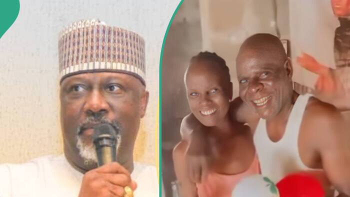 "Best Valentine's Gift Ever": Man Presents Pepsi wrapped with Ankara to Wife, Dino Melaye reacts