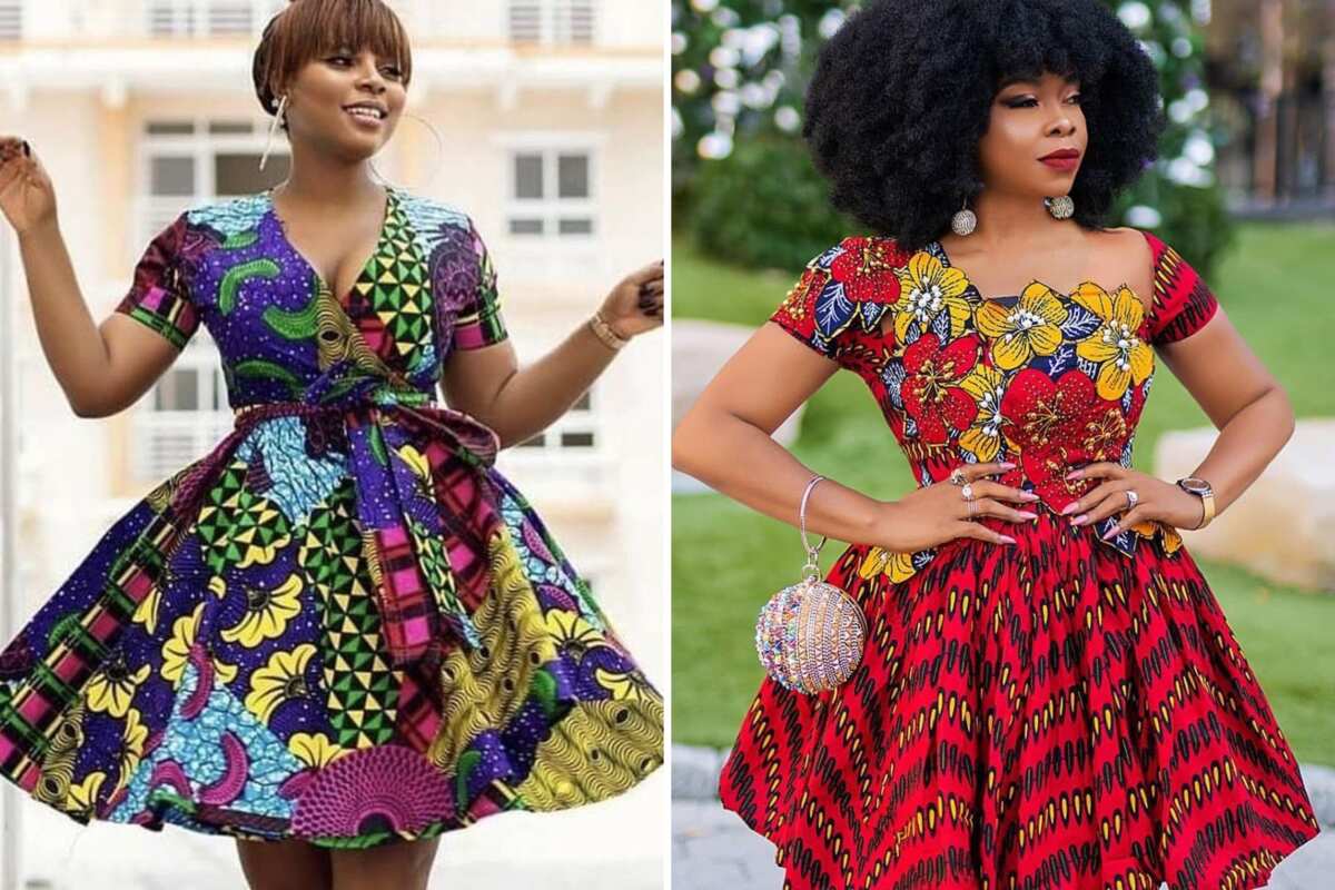 30 Ankara short flare gowns to add a splash of colour to your