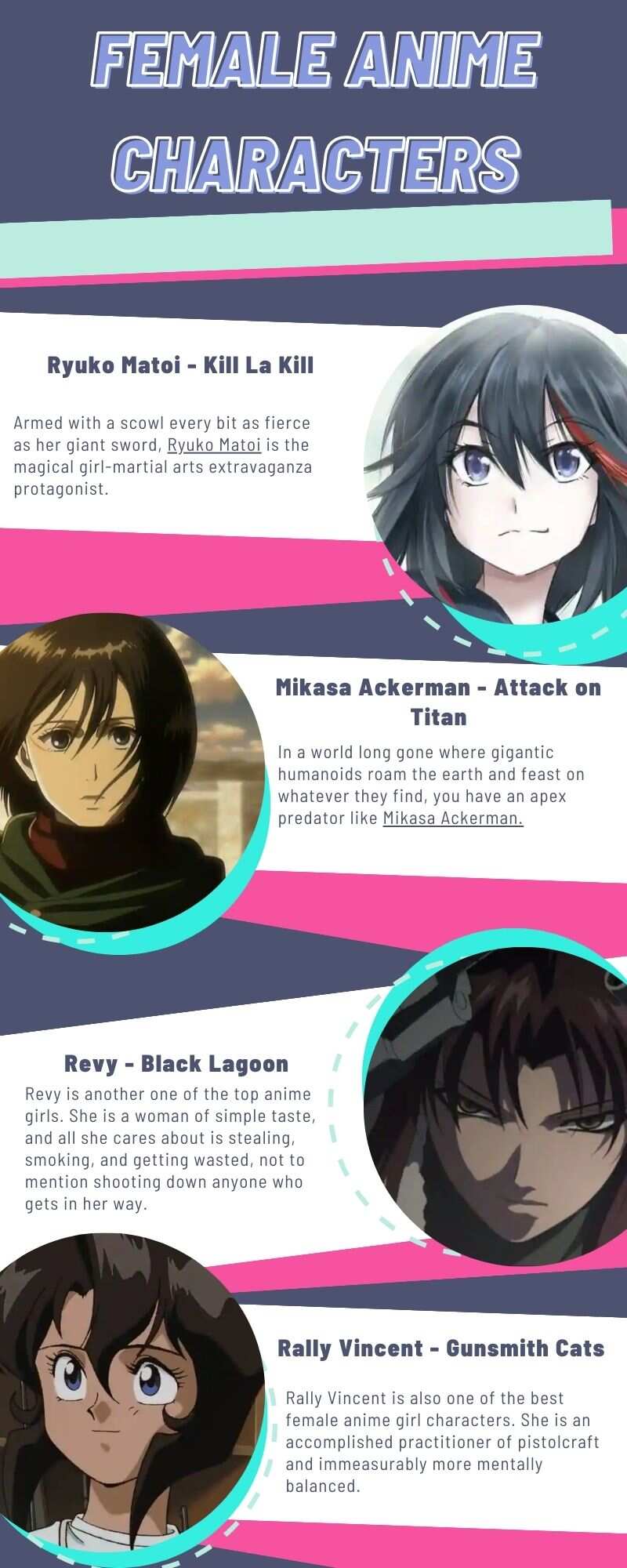 Female anime characters