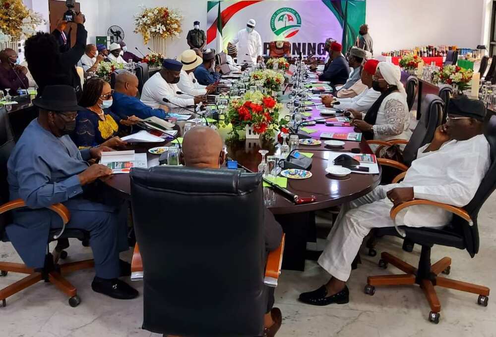 PDP Governors to meet over zoning on Wednesday, sub-committees meet today