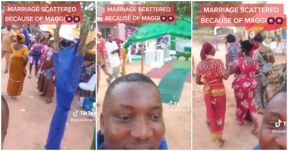Video trends as traditonal wedding scatters because of maggi wasn't included in bride price