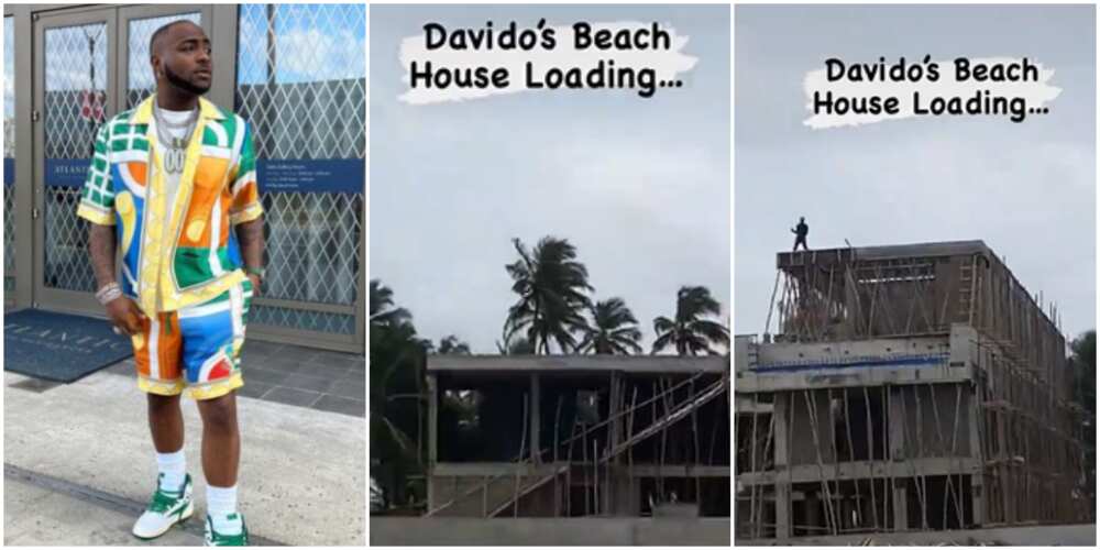 Davido's beach house.