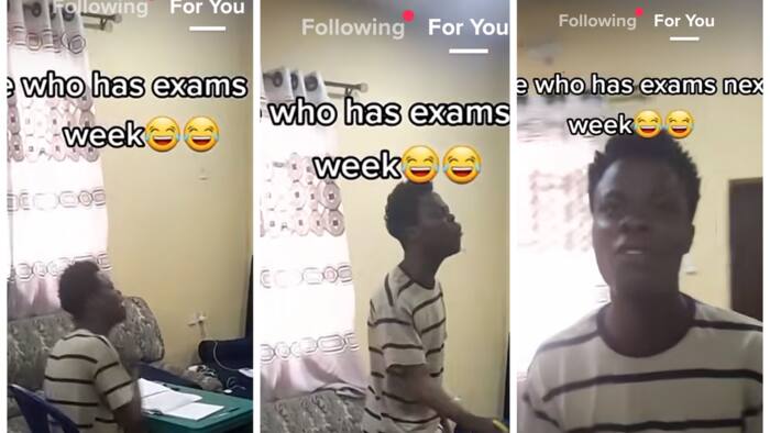Student vibes to music despite having exams, video stirs reactions