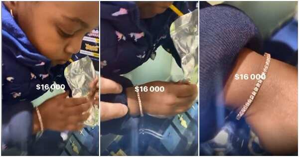 Davido buys daughter Hailey N5.8m stoned bracelet