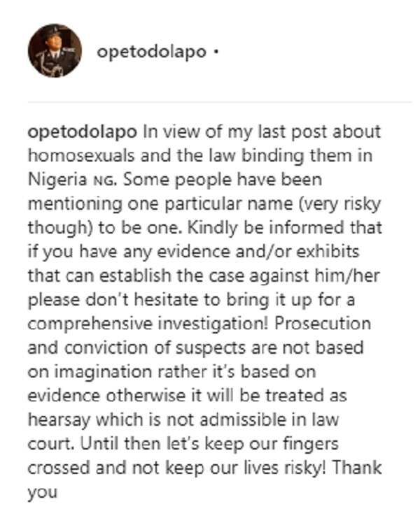 We can't investigate Bobrisky based on assumptions, bring an evidence - Dolapo Badmus