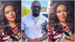 “Jim Iyke nko?” Netizens react as Nadia Buari says she has only slept with one person in funny TikTok video