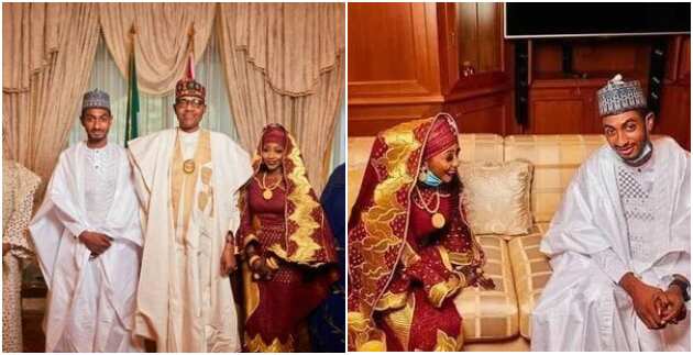 Buhari and his granddaughter