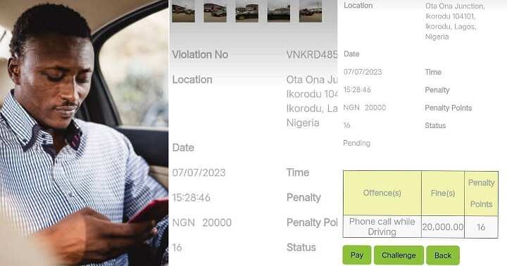 Nigerians in Lagos to pay N20k when caught making calls in traffic