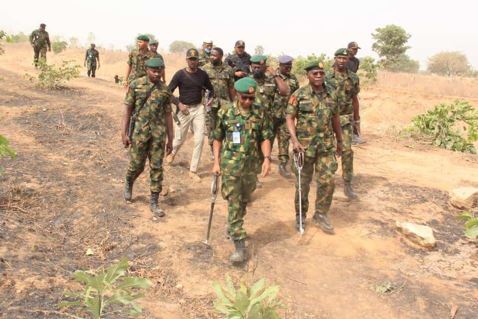 Farouk Yahaya at scene of Monday train attack