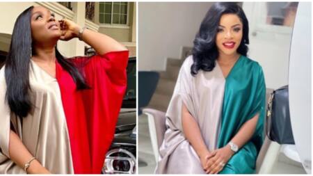 Who rocked it better? Actress Chioma Akpotha and Laura Ikeji spotted in same boubou design
