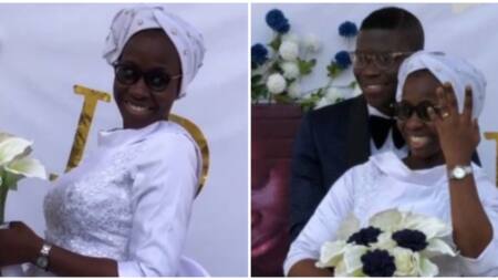 Wedding fashion: Nigerian bride rocks natural face without makeup on her big day