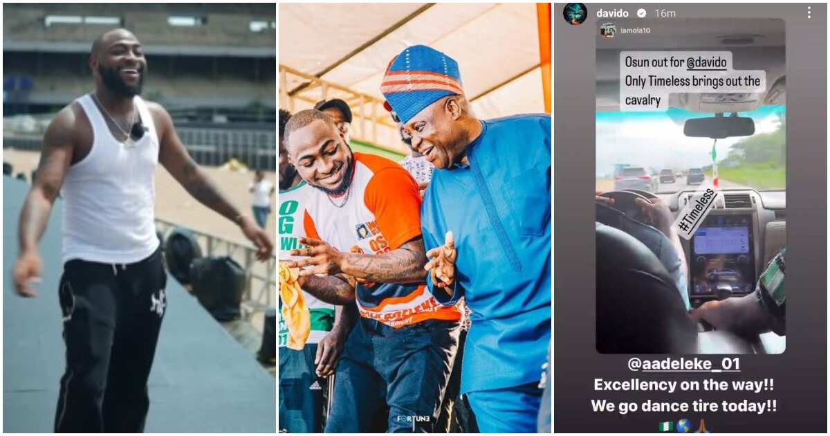 How fans reacted after Davido revealed his uncle will be at Lagos 'Timeless' concert