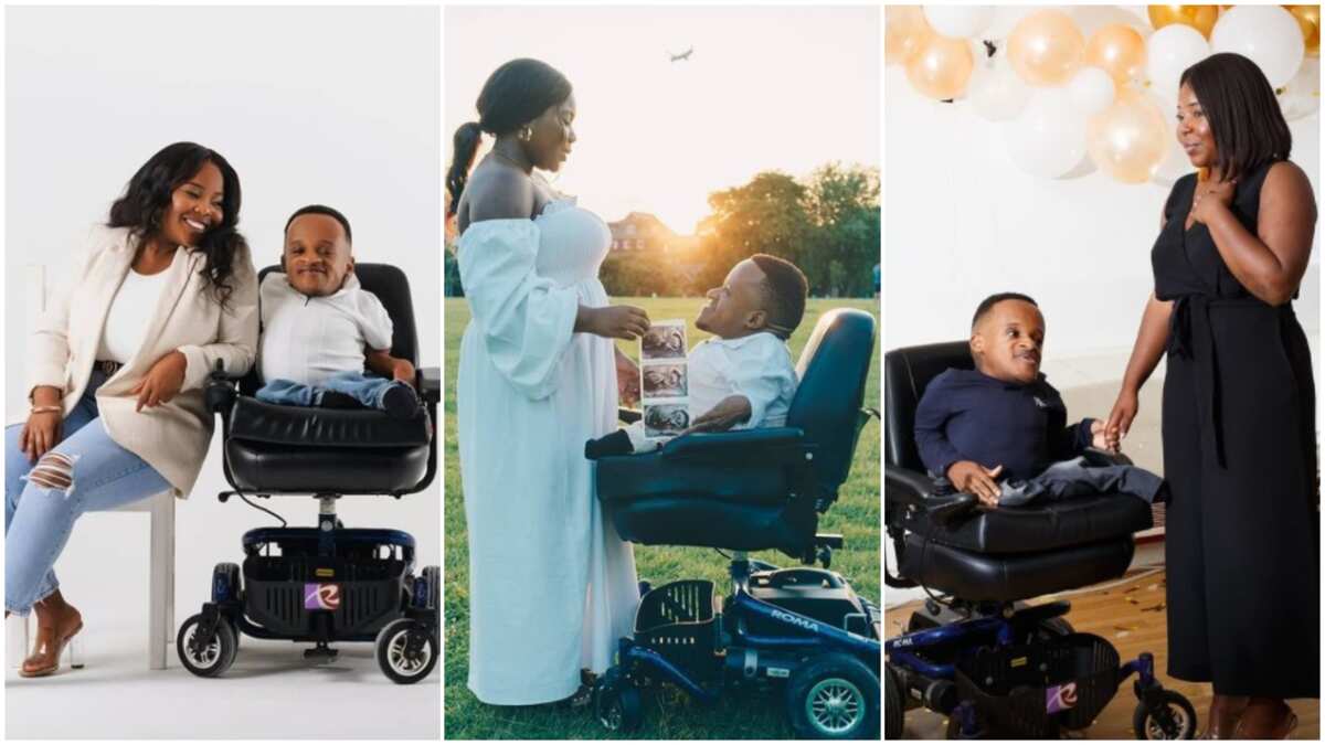 Pretty lady falls in love with disabled man, their wedding photos stir reactions, people call her names