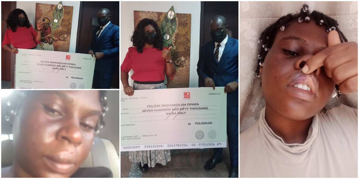 EndSARS: Lady who was brutalized by police during protest wins case at panel, gets N750k cash, many react