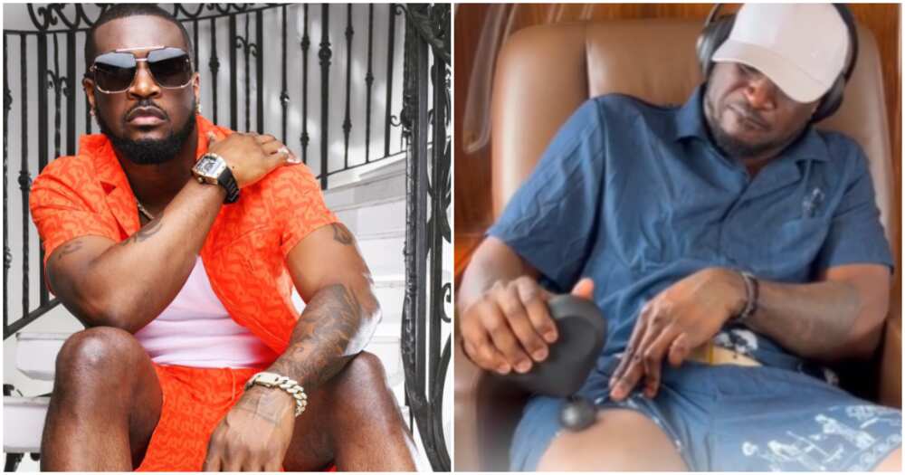 Peter Okoye suffers muscle strain