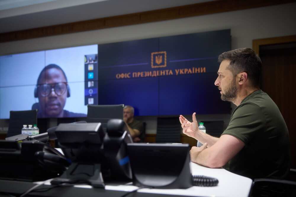 President Volodymyr Zelenskyy/Russian War/Russian Invasion of Ukraine/Africa's Support for Ukraine