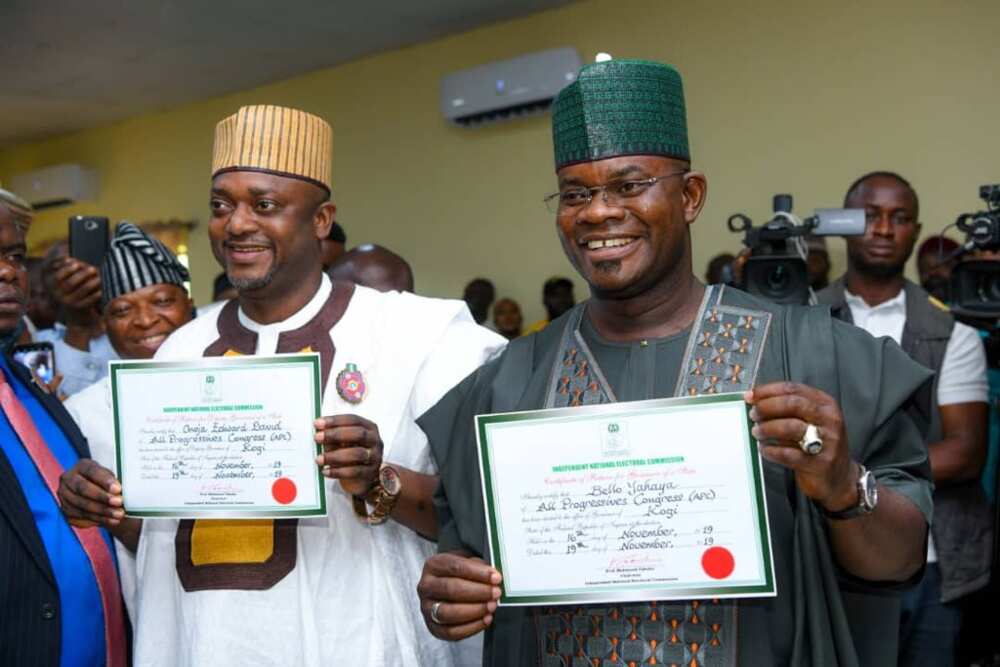 Rade-radin rikici a tsakanin Yahaya Bello da Edward Onoja ya fara yawo a Kogi Rade-radin rikici a tsakanin Yahaya Bello da Edward Onoja ya fara yawo a Kogi