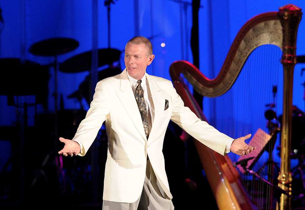 Richard Lynn Carpenter on stage during the Hollywood Bowl Opening Night Gala