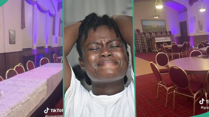 Couple heartbroken as many guests fail to attend their wedding after spending N43m, video shows empty venue