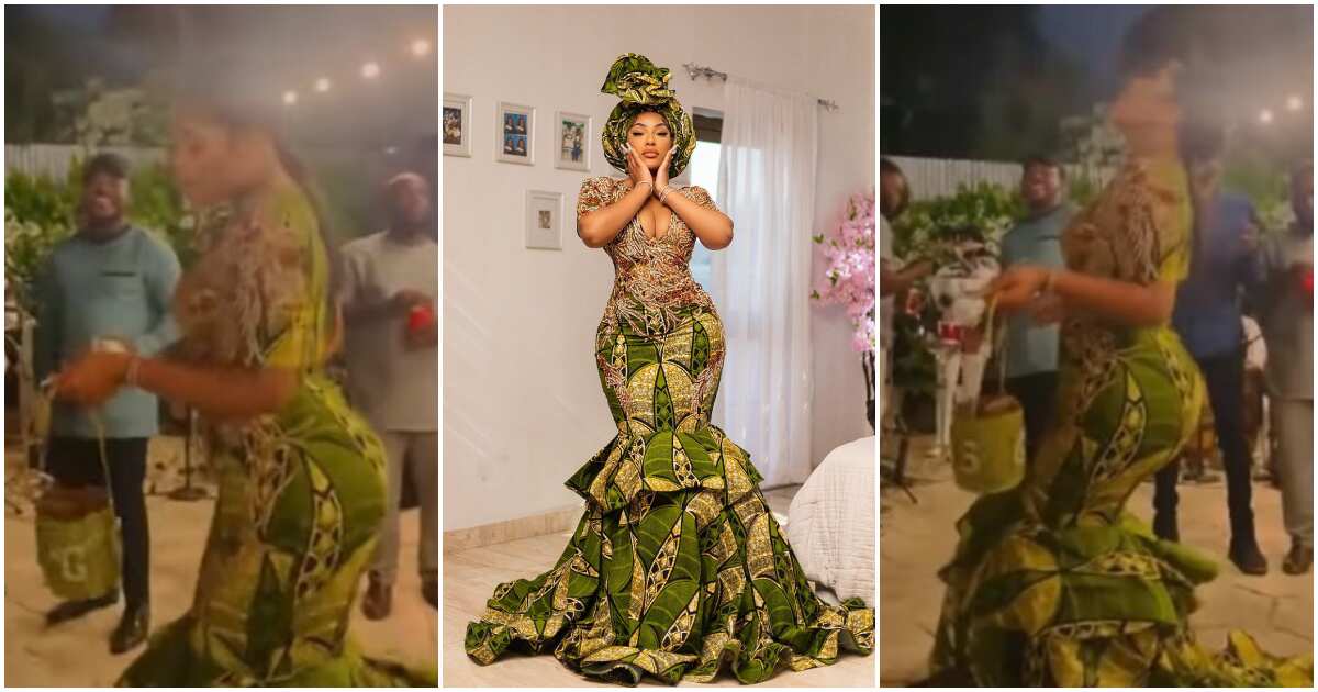 Burna Boy is a good teacher: Fans react as Stefflon Don shows off legwork like a pro at a wedding in Ghana