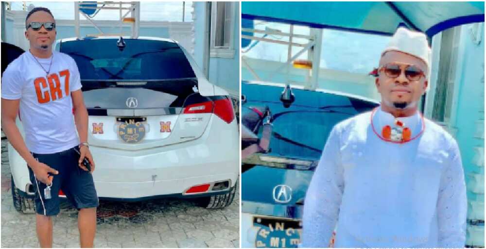 EFCC arrests Delta traditional chief for internet fraud, seizes high-class cars (photos)