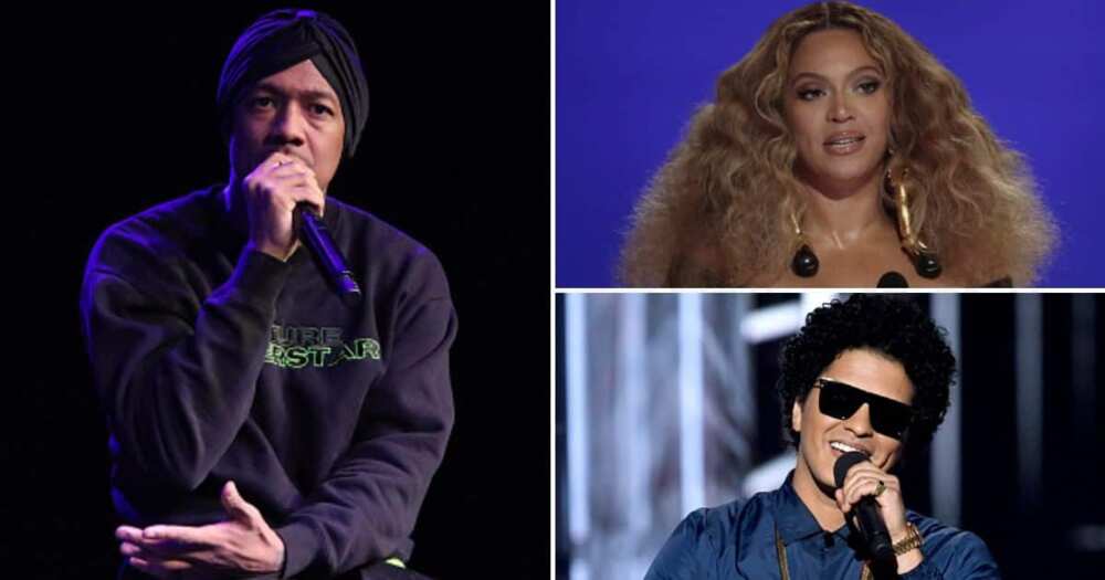 Nick Cannon says Bruno Mars has more hit songs than Beyoncé.