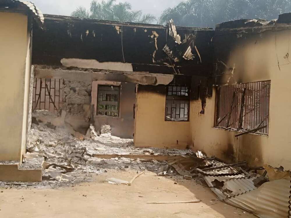 Breaking: INEC Office on Fire, Ballot Boxes, Election Materials Burnt