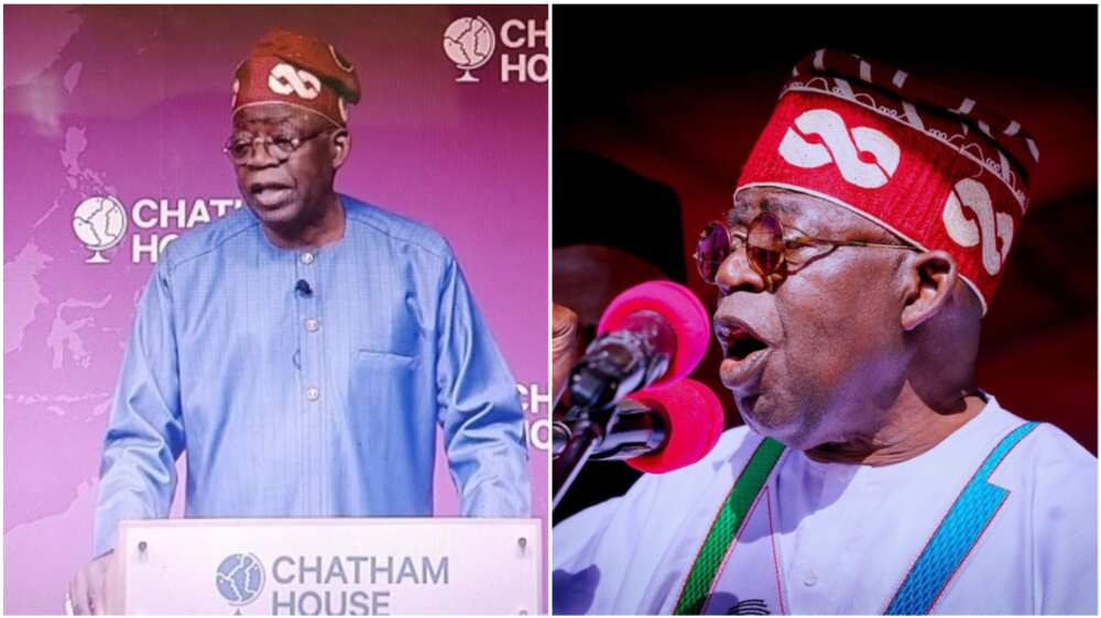 Bola Tinubu/APC/Chatham House/2023 Election/London