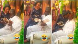 "The marriage is over": Video shows embarrassing moment bride poured food on groom while trying to kiss him