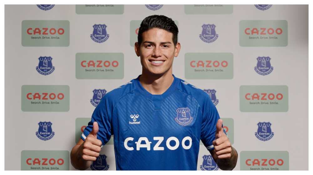 James Rodriguez finally joins Everton from Real Madrid for £22m