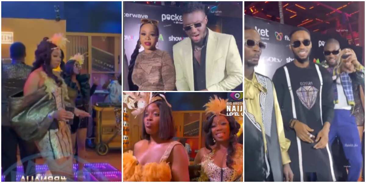 See fun moments from BBNaija semi-finalist party, evicted housemates throw bash outside