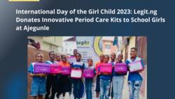 International Day of the Girl Child Support: Legit.ng Joins Efforts to Put an End to Period Stigma