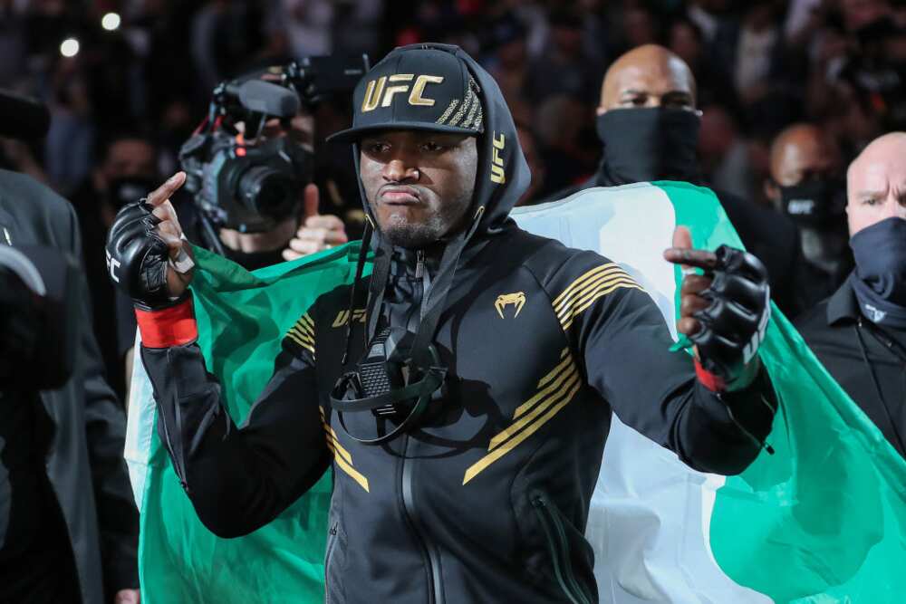 Nigerian MMA superstar Kamaru Usman leaves his father emotional after victory over Jorge Masvidal