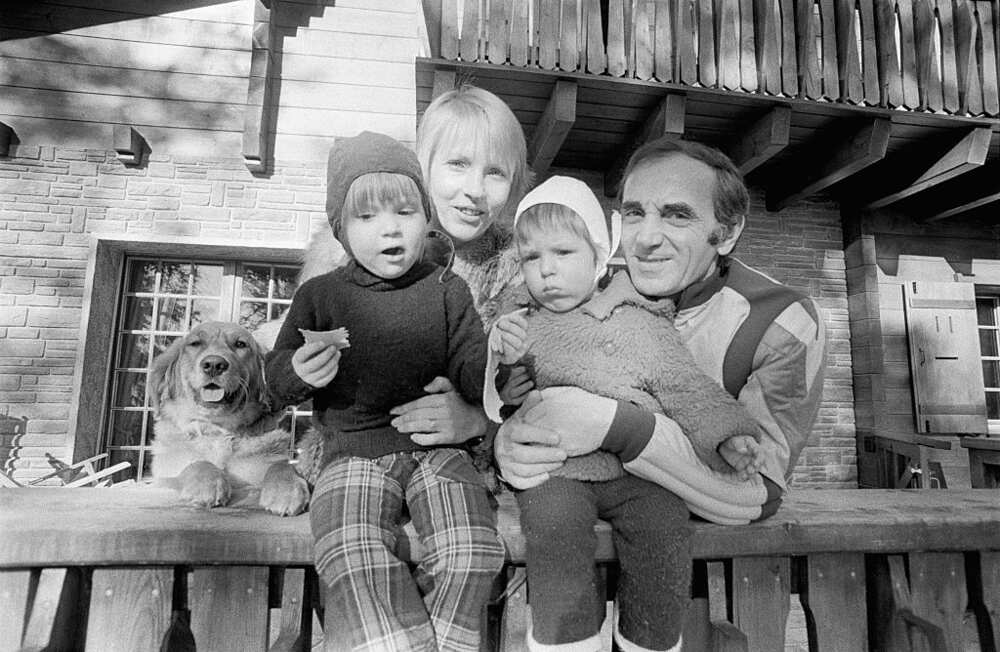 charles aznavour et sa famille