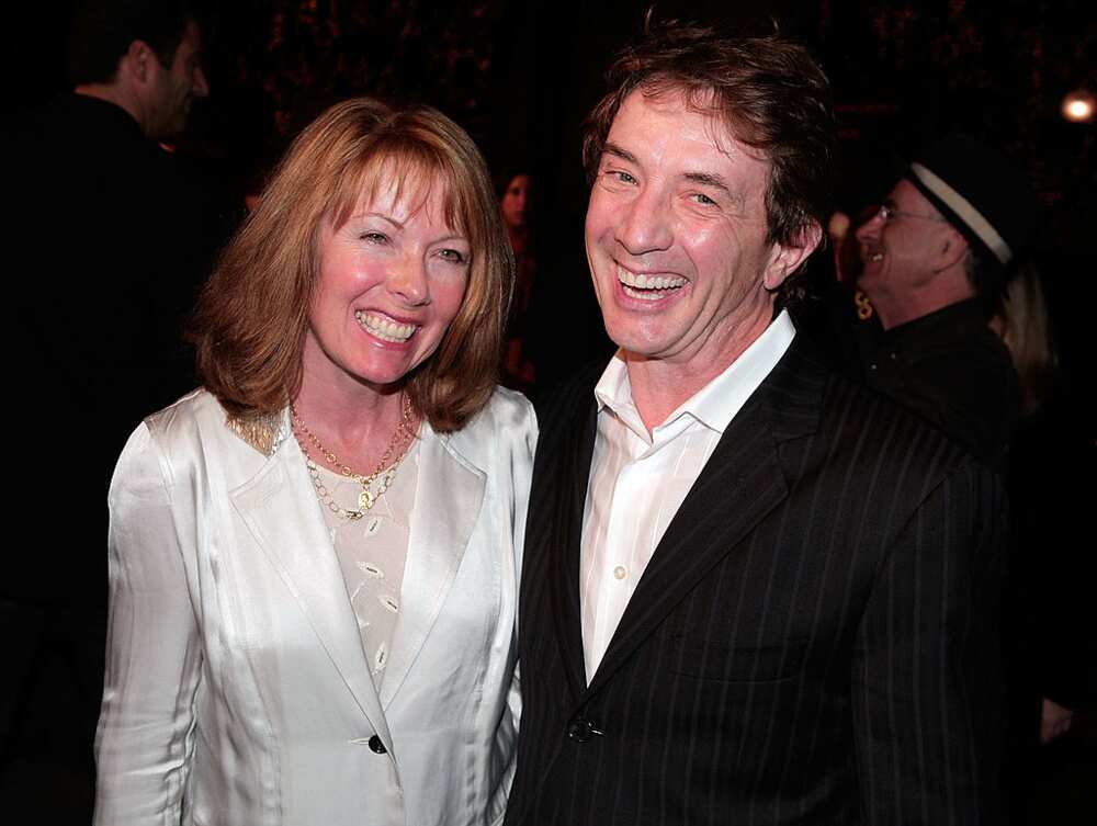 Actors Nancy Dolman and Martin Short at the Paramount Theater